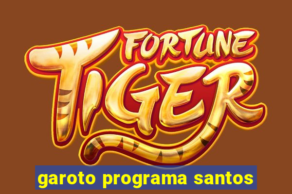 garoto programa santos